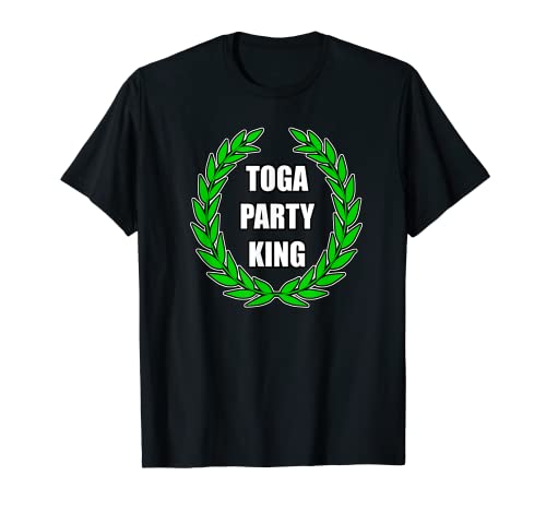Homme Toga Party King Green Leaf Greek College Party T-Shirt