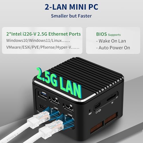 Image of M1 Plus Mini PC Powered by i3-N305 Processor, 16G RAM 512G SSD Mini Desktop PC,Triple Display HDMI /Type-c,Dual 2.5G i226-V LANs,WiFi6,BT5.2,Business Mini Computer Win 11