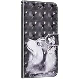 360 Grados Full Body Cover Funda de Piel pintada en 3D con cordón Carcasa PU Bookstyle Cartera Wallet Case