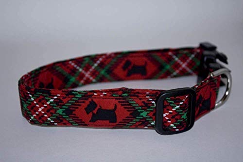 Tartan scottie dog collars Clearance