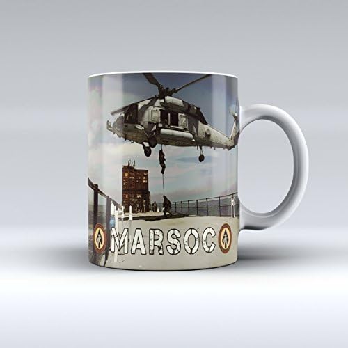 USMC Mug Marine Corps Mug Marsoc Ceramic Mug 15OZ by USMC Mugs