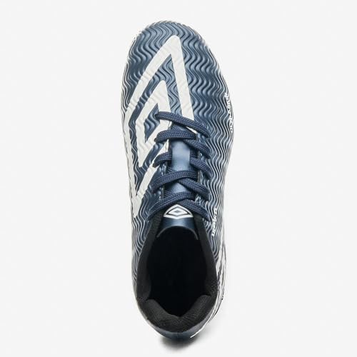 Chuteira Campo, Ultraskin Junior, Umbro, Infantil, Marinho/Branco/Preto, 31
