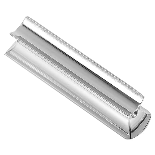 Abaodam 1pc Guitar Slide Bar Guitar Slider Guitar Slides for Sliders from Guitar Finger Classic Sliding Fingers Guitar Keep Stop Professional Body Guitars Zinc Alloy Silver