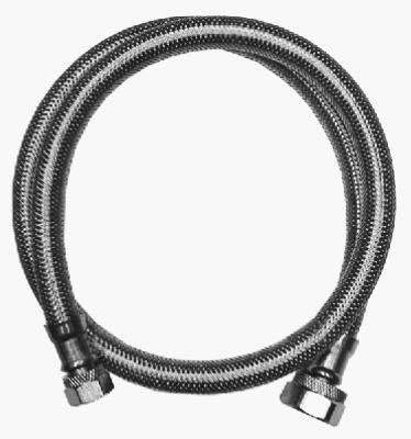 Homewerks 3/8 in. Compression x 1/2 in. Dia. x 20 in. L FIP Faucet Faucet Supply Line Braided Stainless Steel