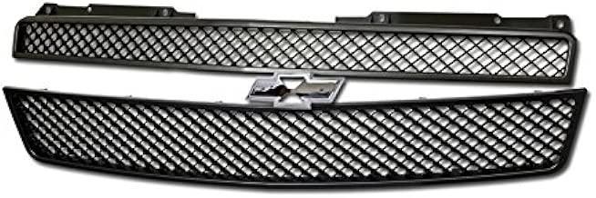 R&L Racing Matte Black Finished Front Grille Luxury Sport Hood Bumper Grill Cover ABS 2007-2014 for Chevy Avalanche Tahoe Suburban All Models MPN: GM1200596, GM1200563, GM1200590 - coolthings.us