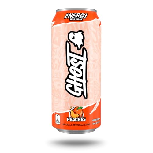 GHOST Energy Drink Peach – 1 Can – 473ml