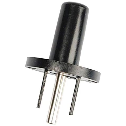 StaticTek Banana Jack Outlet Black Plug Adapter | Universal Ground 3 Prong Outlet Earth Connection | ESD Control |Light Weight Unbreakable Plastic | 1 Piece | STI - DES - 09838 Cover