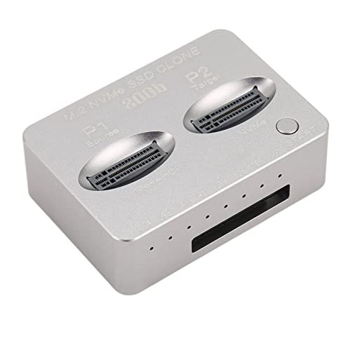 Duplicador NVME M.2 con estación de acoplamiento USB-C dual bay miniatura 1