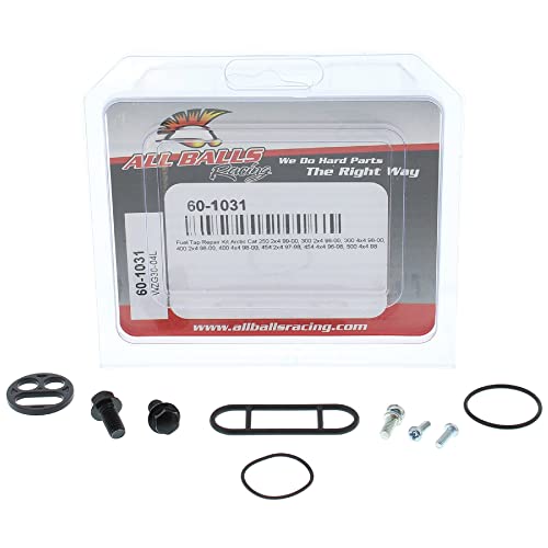 Image of All Balls Racing 60-1031 Fuel Tap Repair Kit Compatible with /Replacement for Arctic Cat 250 2x4 99-00, Bearcat 454 4x4 96-98, 500 4x4 1998, 400 2x4 & 4x4 98-00, 300 4x4 98-00, Bearcat 454 2x4 97-98