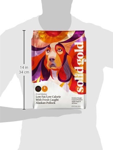 Solid Gold Healthy Weight Management Dry Dog Food for Adult & Senior Dogs - With Pollock, Whole Grain & Probiotics for Gut Health & Digestion Support - Dry Dog Food for Weight Management Support – 4LB - Image 3