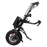 12 Inch Elesmart A3 36V 250W/350W Electric Wheelchair Handcycle Conversion Kits Tractor with Lithium Battery (36V 350W, 7.8AH)