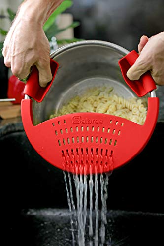 Salbree Silicone Oven Mitts Gloves For Instant Pot Accessories Fits All Electric Pressure Cookers 3, 6 & 8 Instapot Quart Models, Holds And Removes Safe Inner Insta Pots (2 Mitts Per Pack, Red) #TOP6