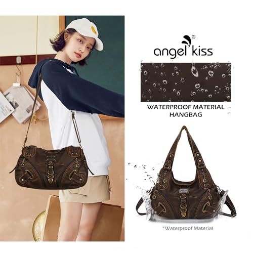 Image of Angelkiss Hobo Purses and handbags for Women Satchel Handbag Women Purses Large Daily Shoulder Bags