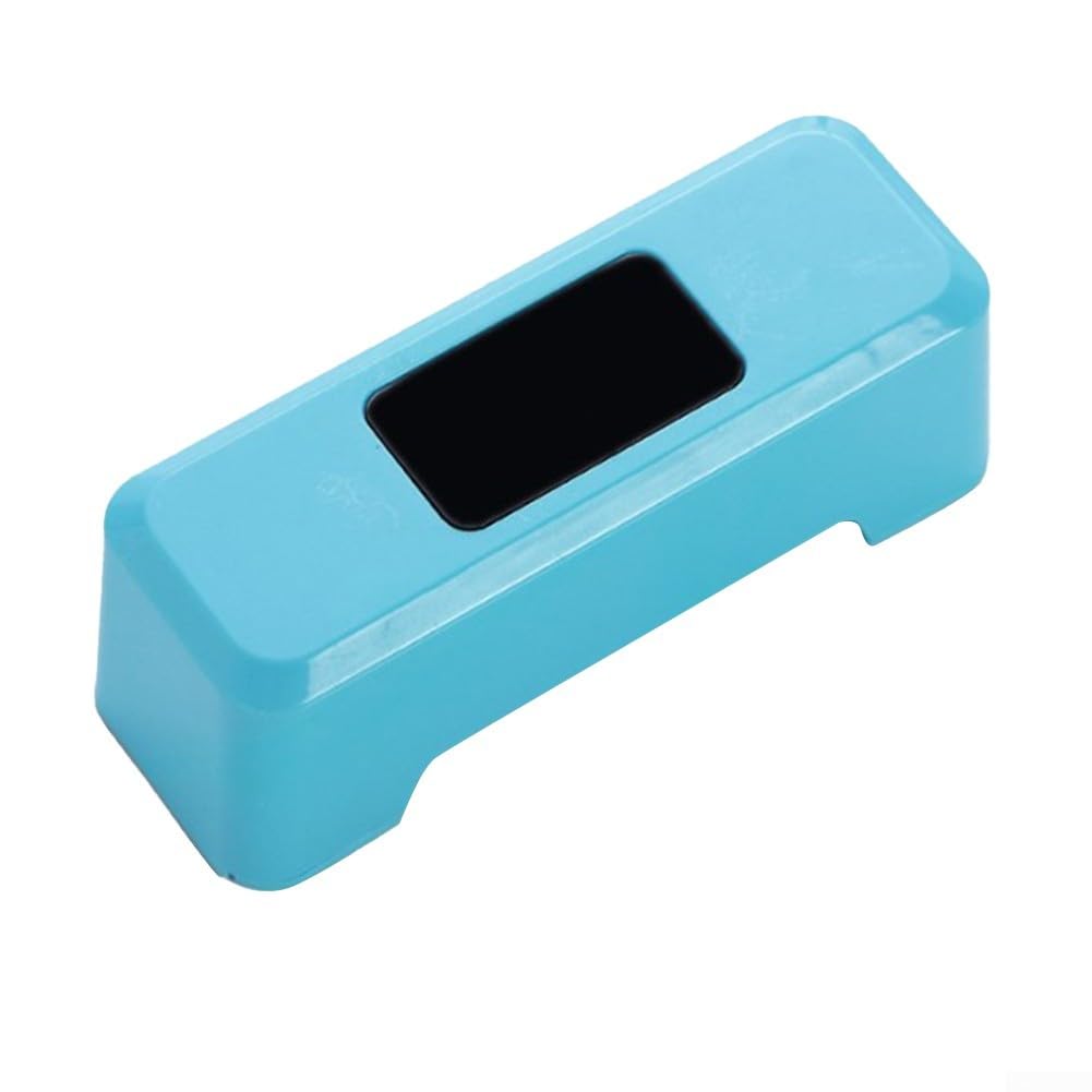 Robinet de chasse d'eau automatique à induction intelligente, capteur de chasse d'eau sans contact, robinet de chasse d'urinoir économiseur d'eau (bleu)