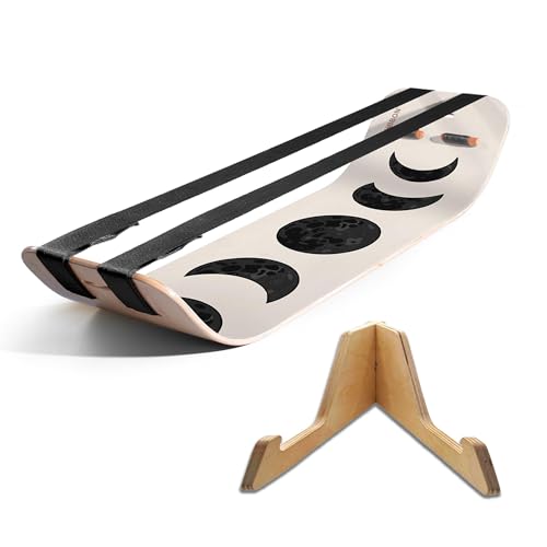 Image of GIBBON SlackBoard, Balance Board Kids & Adults, Slackline Balance Trainer | 1 & 2 Line Options, Slack Board, Core Workout Equipment, Home Gym Training, Standing Desk Exercise, Yoga, Agility, Pilates