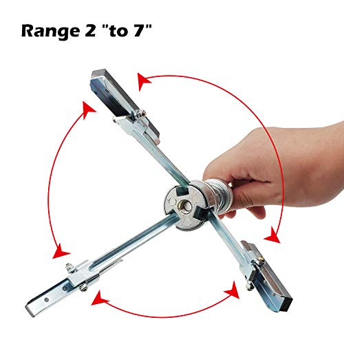 Conjunto de deglaze ajustável de cilindro do motor para furos de moagem de 5 cm a 17,78 cm ID com 3