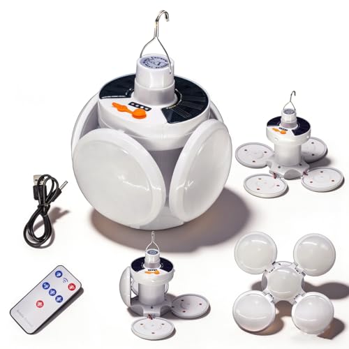 Folding Solar Camping Lights USB Rechargeable Lantern