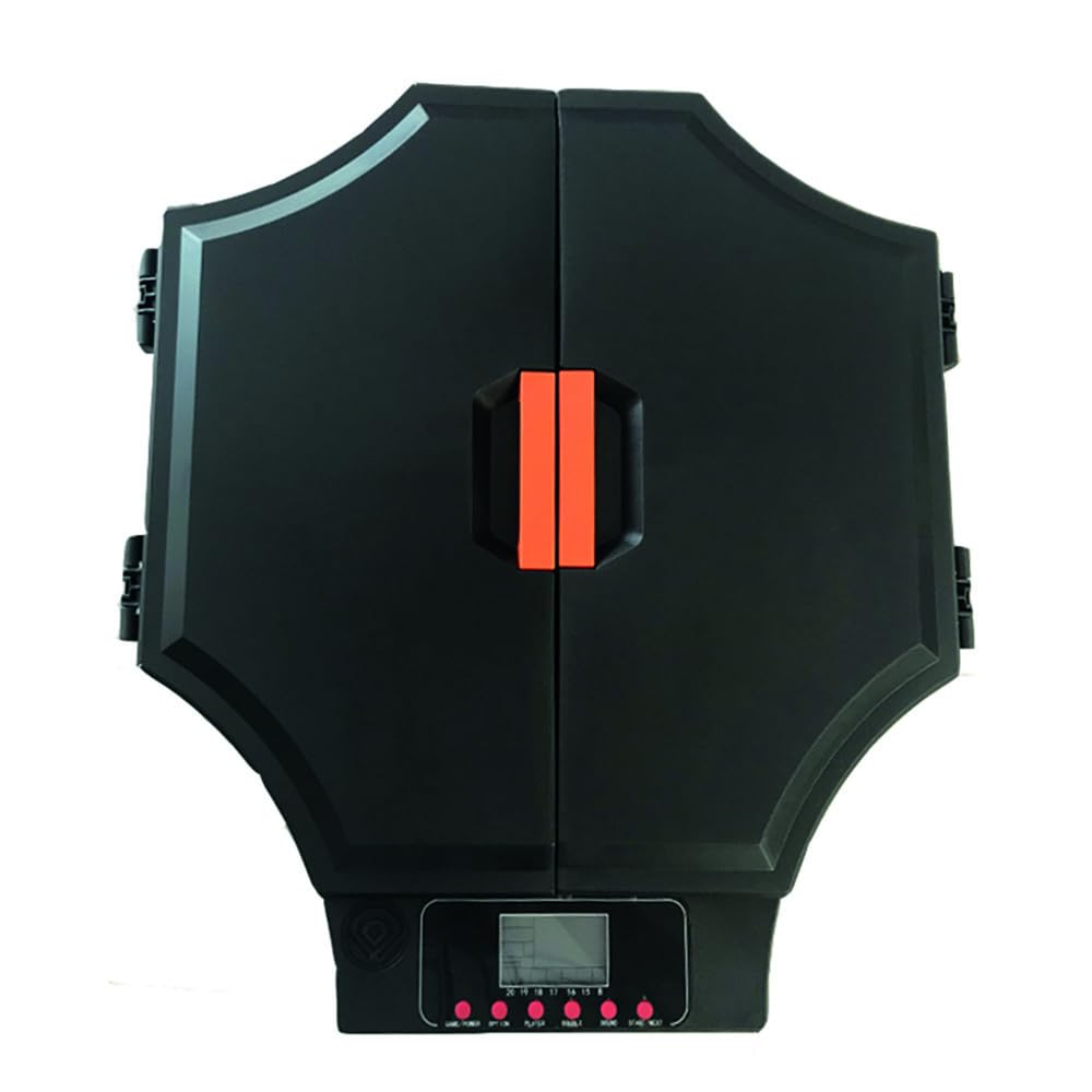 DEVESSPORT Diana Electrónica Interior/Exterior | Diana Dardos con Pantalla LED | Juego Multijugador hasta 8 Jugadores | Incluye 6 Dardos y 6 Puntas Blandas de Repuesto
