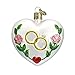 Old World Christmas Bride and Groom Gifts Glass Blown Ornaments for Christmas Tree Wedding Heart