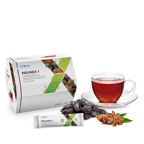 Prunex 1 Té te en polvo, sabor guindon ciruela para limpieza y...