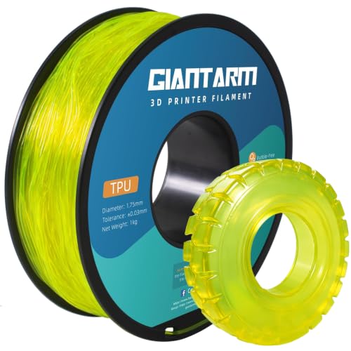 Filament GIANTARM TPU Żółty Przezroczysty (YELLOW TRANSPARENT)