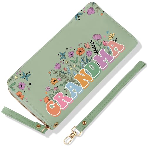 Best Teacher Appreciation Gifts for Women, End of The Year Teacher Christmas Gift, PU Leather Zipper Women Wallet, Birthday Gifts Ideas for Her