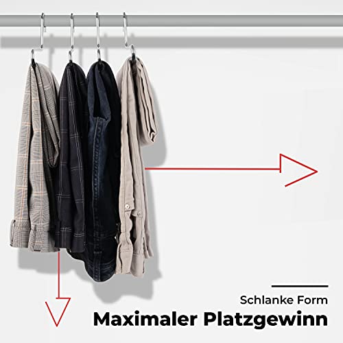 Cintre pour pantalon métallique noir lot de 10 zéro glisse rigide