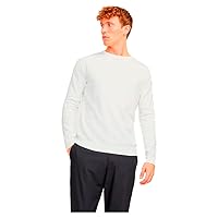 JACK & JONES Jjebasic Knit Crew Neck Noos Maglione da Uomo, Ballerino di Nuvola