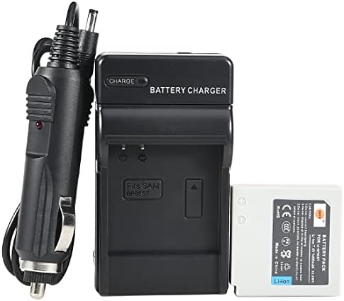 DSTE IA-BP85ST Li-ion Battery + Charger DC50 Compatible with Samsung BP85ST, VP-HMX08, VP-HMX10, VP-HMX10C, VP-MX20, VP-MX25, HMX-H100, SC-HMX10, SC-MX10, SC-MX20, SMX-F30, SMX-F33