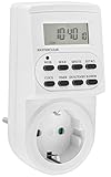 zeitschaltuhr lichtschalter unterputz Inklusive Zufallsfunktion: schalten Sie Lampen und Fernseher zufallsbasiert ein, als wirksamen Schutz vor Einbrechern
