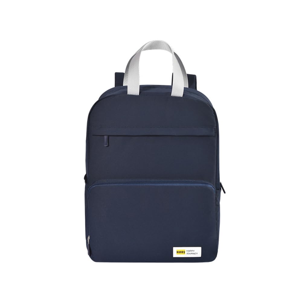 Fandiguo Women's Navy Foldable Backpack,Machine Washable 20L Lightweight Backpack With Large Capacity Backpack For Travel,Leisure Backpack(Navy)