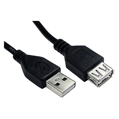 Bluecharge Direct 12cm Short USB 2.0 EXTENSION Cable Lead A Male To A Female SHIELDED 0.12m Cover