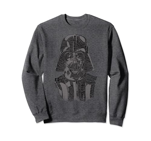Star Wars Vader textured helmet sweatshirt doté d'un imprimé graphique en relief