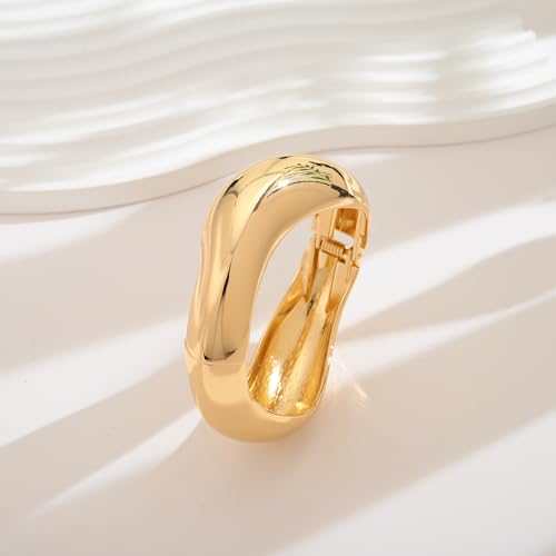 Bracelet rigide goutte d'eau : fini les joncs déformés grâce à la charnière