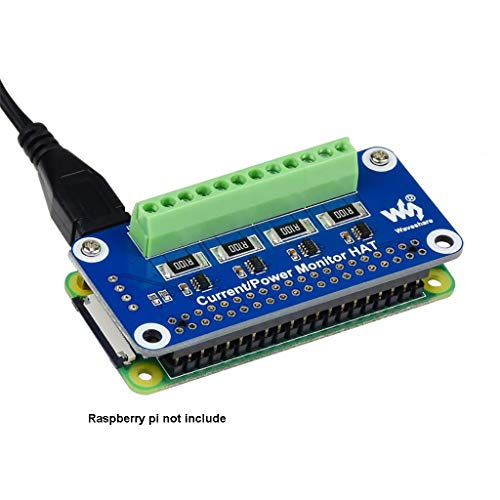 Module de mesure de courant pour Raspberry Pi Waveshare 4 canaux I2C