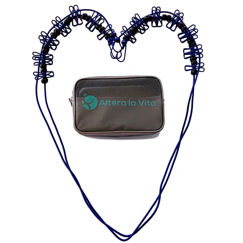 Altera la Vita Tendedero de camping con pinzas, 2 unidades, en bolsa de almacenamiento, 180 - 360 cm, ideal para camping, exterior, vacaciones, hotel Cover