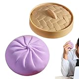 Dumpling Squishy, ​​2026 Nuevo Dumpling Squishy Gigante, Juguete De Dumplings Squis-hies, Herramienta Calmante Sensorial Divertida Gigante, Bolas De Masa De Masa para Apretar, Juguetes Inquietos