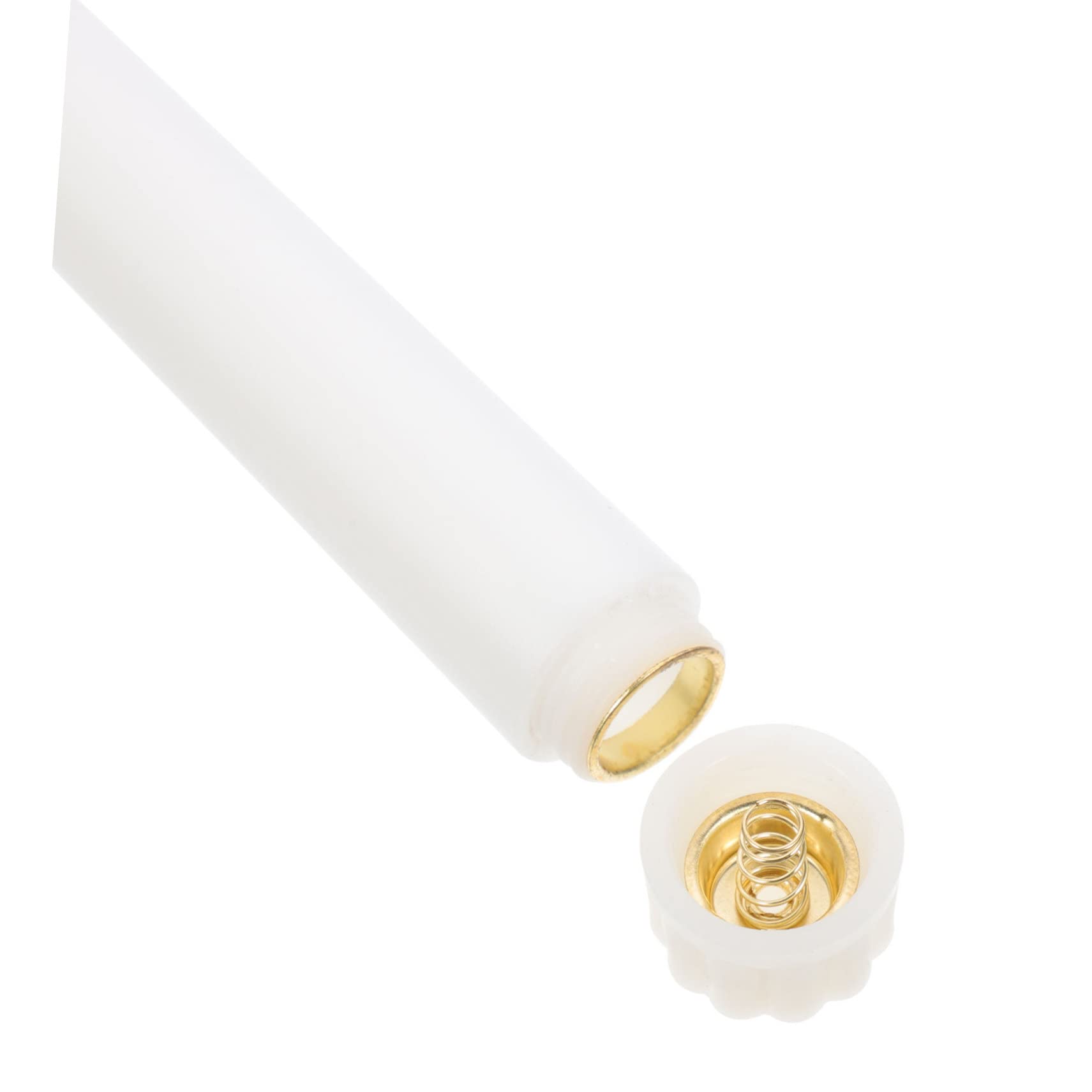 Candele Taper senza Fiamma LED Bianche 6 Pezzi con Telecomando | Abs, Luce Calda 3d, senza Gocce e Profumo, per Piano e Scrivania, Effetto