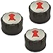 Weber # 69893 set of 3 Control Knobs Spirit 300 Series (with "Up Front" controls) years 2013 and newer