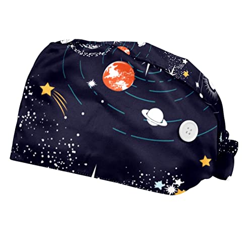 Chapeau de travail galaxie anti-transpiration pour homme et femme