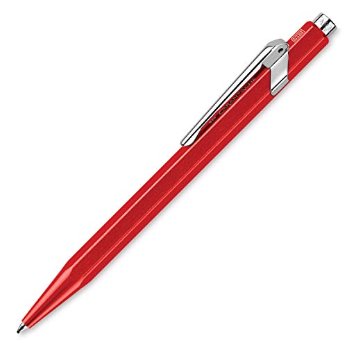 Bolígrafo Caran D'Ache 849-280 rojo con escritura fluida y agarre ergonómico