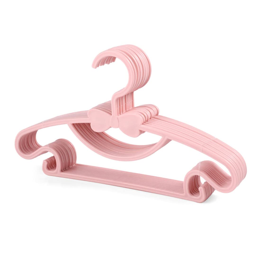 PithCogent Nursery Clothes Hangers|Baby Hangers Nursery Clothes Bow Non-Slip Wardrobe Coat for Kids Newborn Children Clothing 10PCS