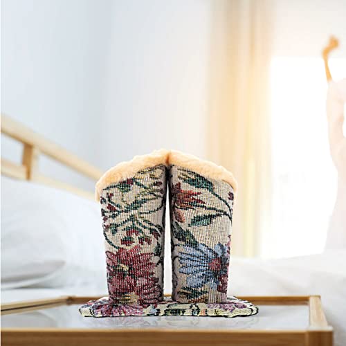 Porte-lunettes double tête avec base stable anti-poussière Cabilock compact