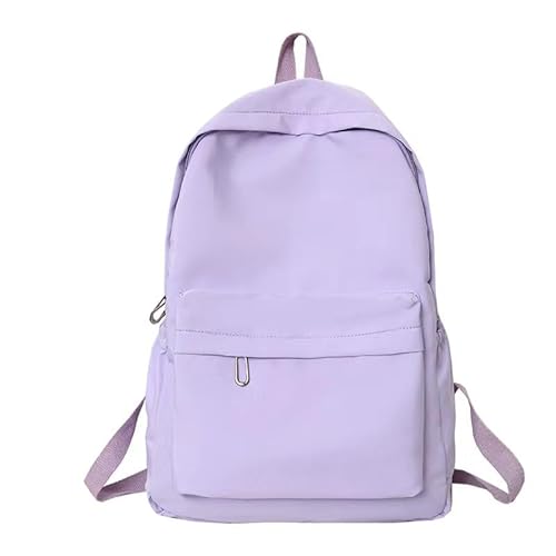 YXQSED School Backpack Womens, Causal Travel School Bags for Teenage Girls Lightweight Rucksack Water Resistant Bookbag for College Womens Mens Purple