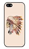 No dejar caer pintura Nativo americano de calavera – Apple iPhone 5 – Funda Iphone 5s case – funda de plástico duro