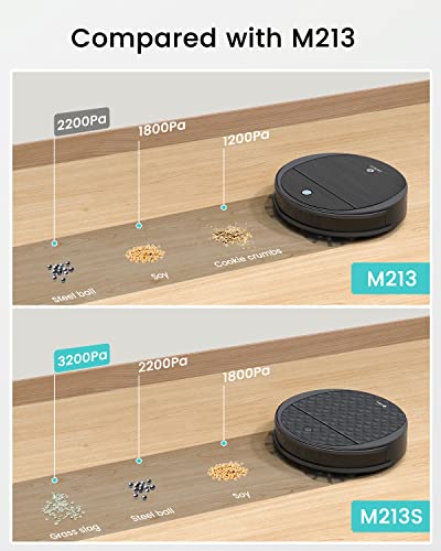 Lefant Robot Vacuum M213S, 3200Pa Powerful Suction, 150Mins Runtime, Tangle Free, Slim, Works With Wifi/App/Alexa, Robot Vacuum And Mop Combo, Ideal For Pet Hair, Carpets, Hard Floors #TOP2