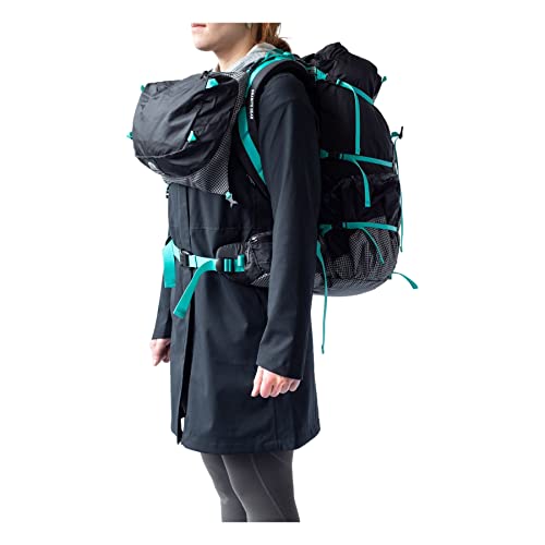 Granite Gear Blaze 60L Backpack - Women's Black/Black Gingham/Teal Regular #TOP1