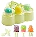 Produktbild Eisform Silikon, 6 Eisformen, Eisförmchen Popsicle Formen Set, DIY Eis am Stiel, Stieleisformer LFGB Geprüft und BPA Frei, Mini Eisformen für Kinder, Baby