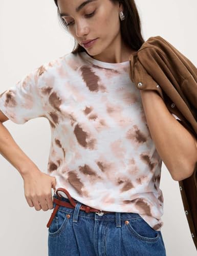 Image of Marks & Spencer Women Cotton Blend Regular Fit T-Shirt
