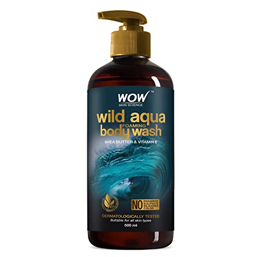 Wow Skin Science Wild Aqua Foaming Body Wash – No Parabens, Sulphate, Silicones & Color, 500mL For Rs. 349 @ 49 %